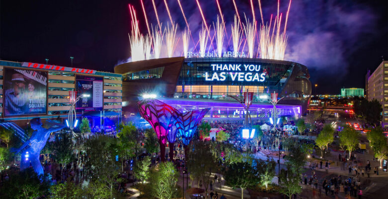 T-Mobile Arena in Las Vegas, floated as a possible home in the Las Vegas NBA expansion bids